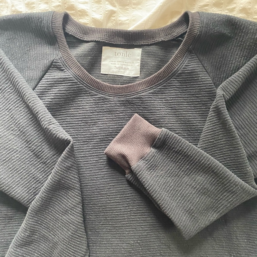 Sweatshirt dress with pockets
